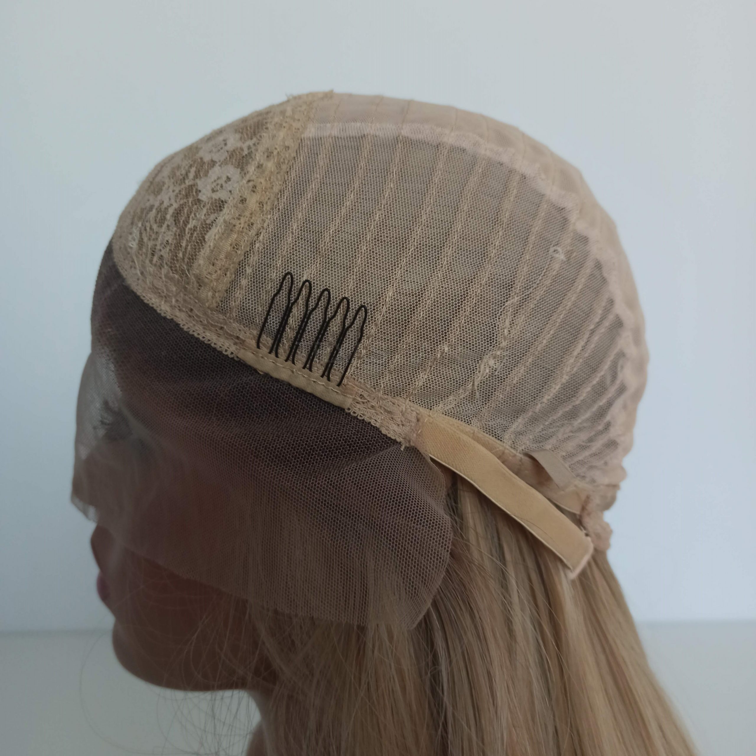 Peruka LACE FRONT blond 40 / 55 / 80 cm + czepek GRATIS! - obrazek 12