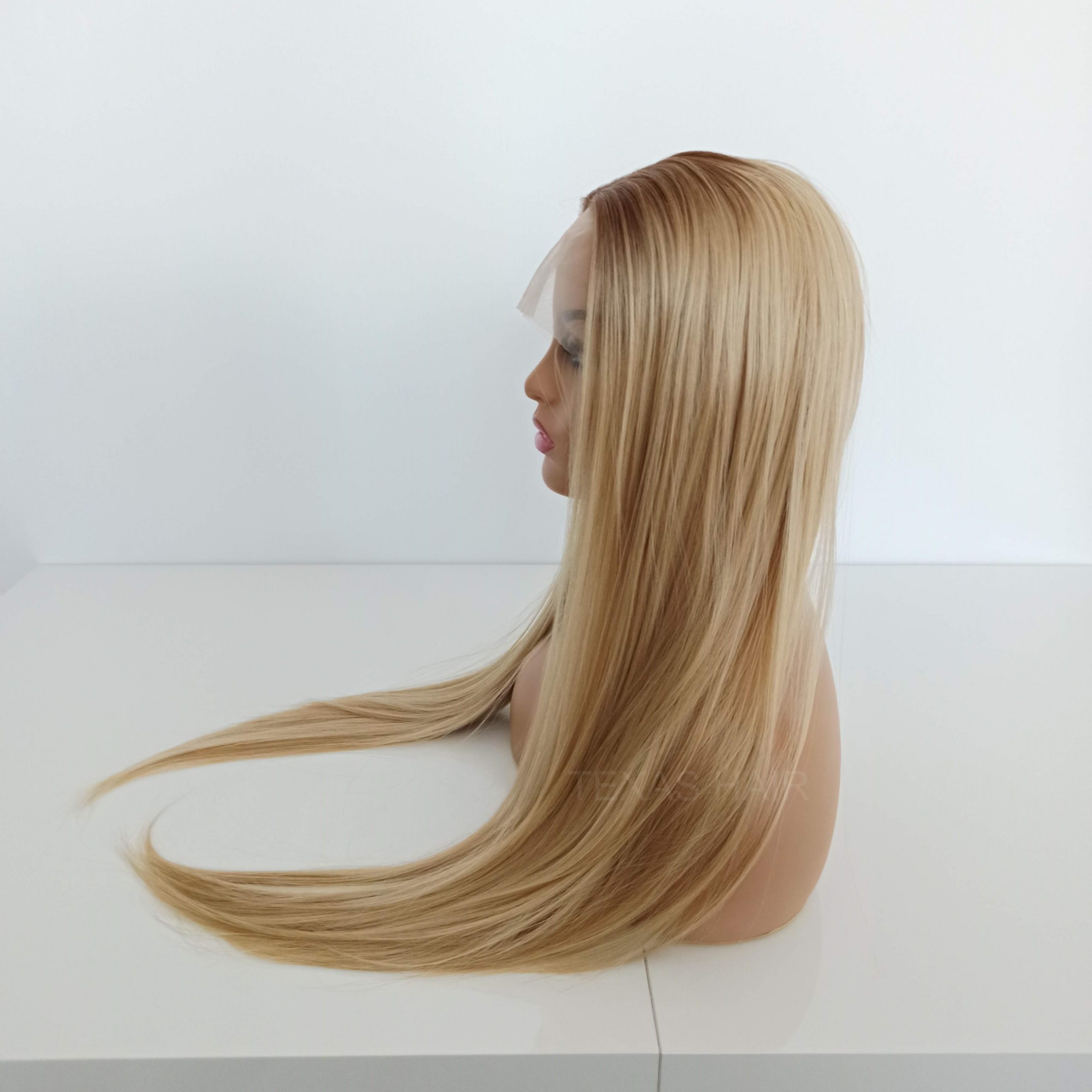 Peruka LACE FRONT blond 40 / 55 / 80 cm + czepek GRATIS! - obrazek 7