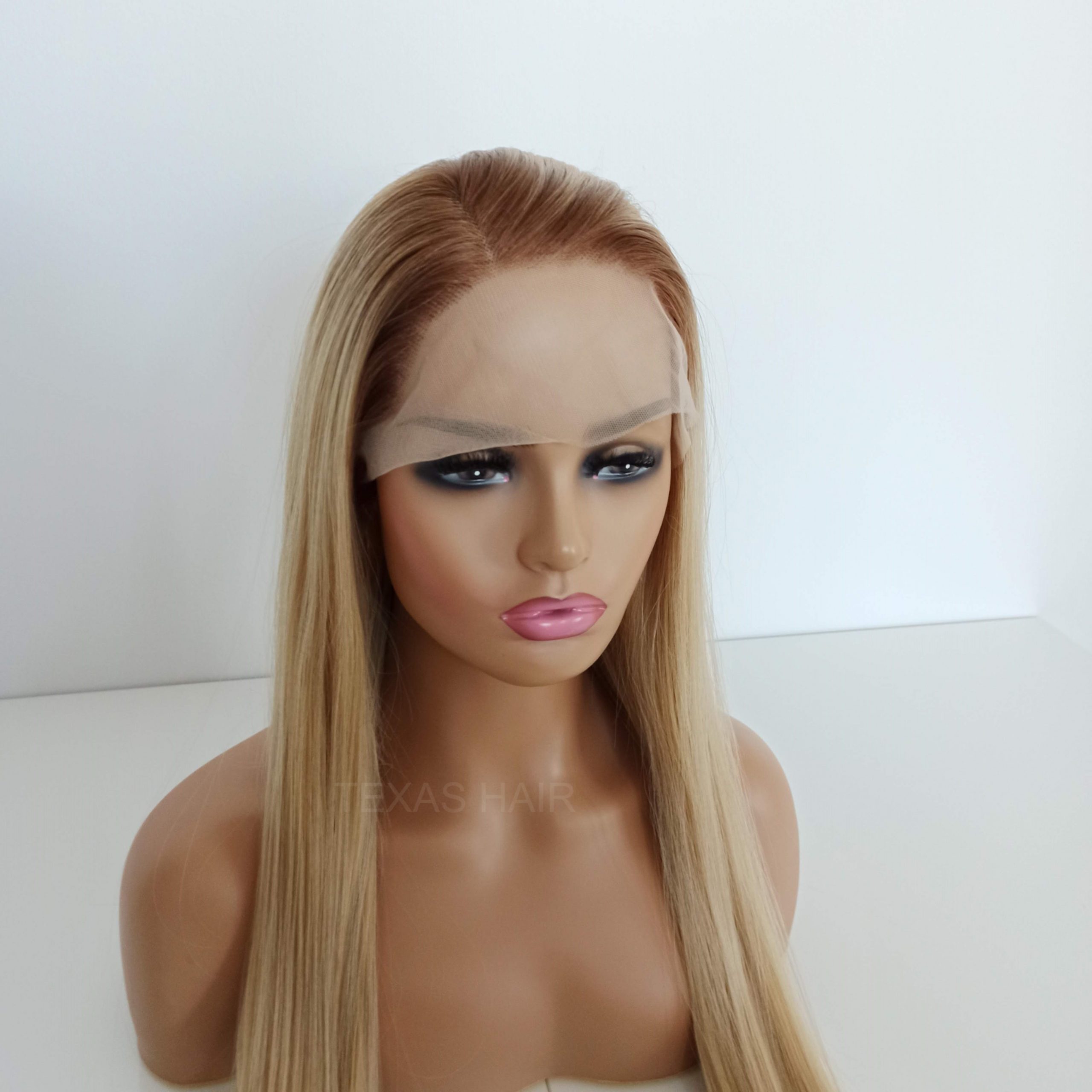 Peruka LACE FRONT blond 40 / 55 / 80 cm + czepek GRATIS! - obrazek 8