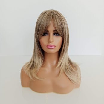 Peruka blond z grzywką + czepek GRATIS!