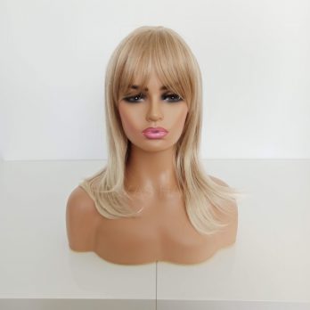 Peruka blond z grzywką + czepek GRATIS!