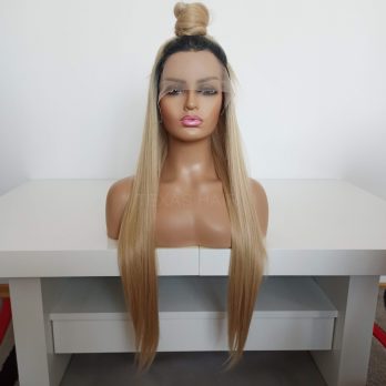 Peruka LACE FRONT blond  40 / 55 / 80 cm + czepek GRATIS!