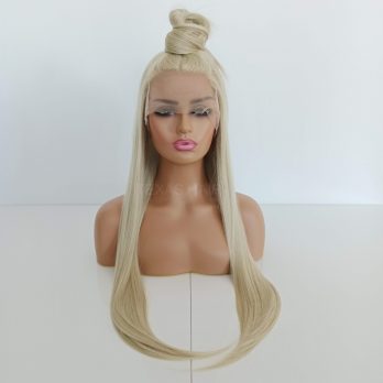 Peruka LACE FRONT blond  40 / 55 / 80 cm + czepek GRATIS!