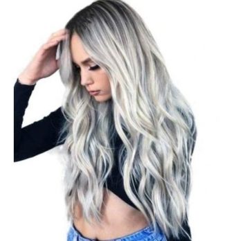 Peruka szary blond + czepek GRATIS!