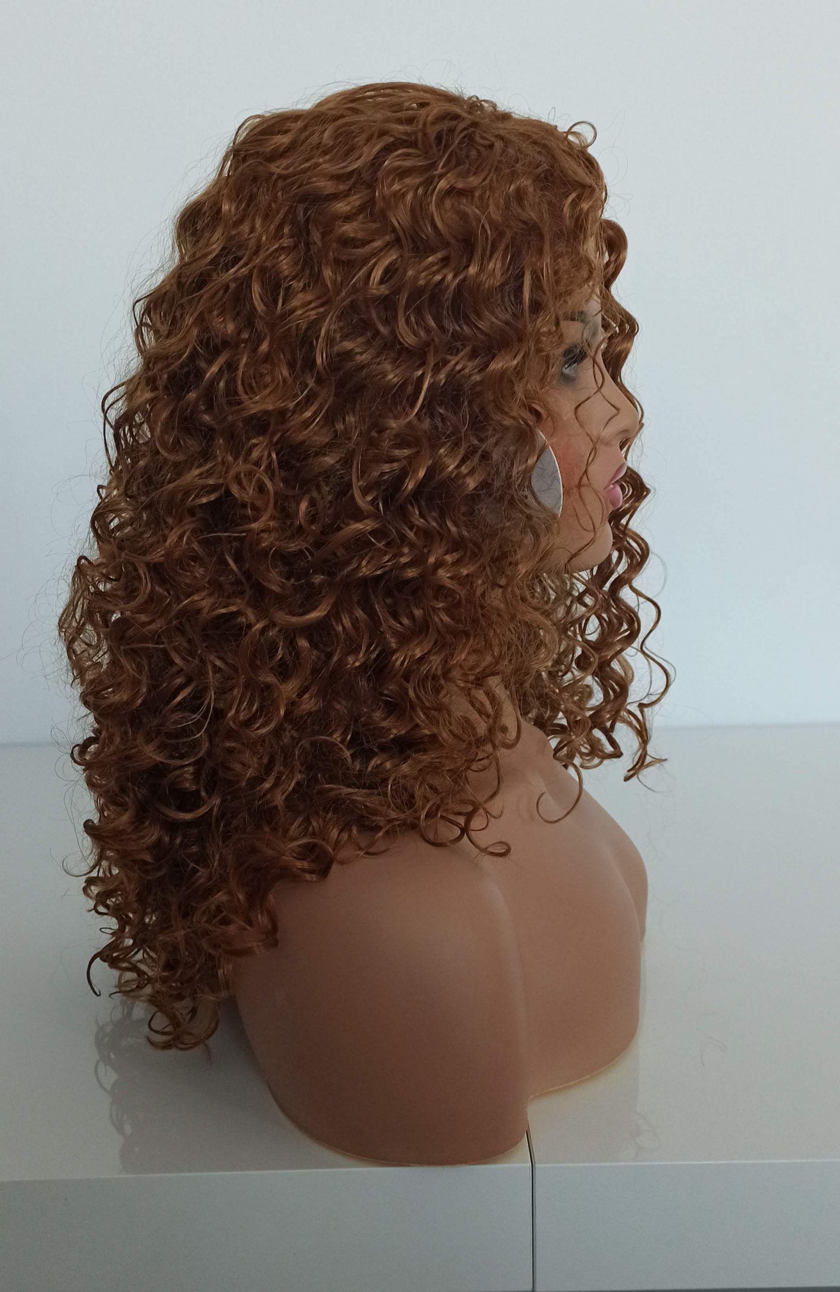 Peruka blond afro + czepek GRATIS! - obrazek 3