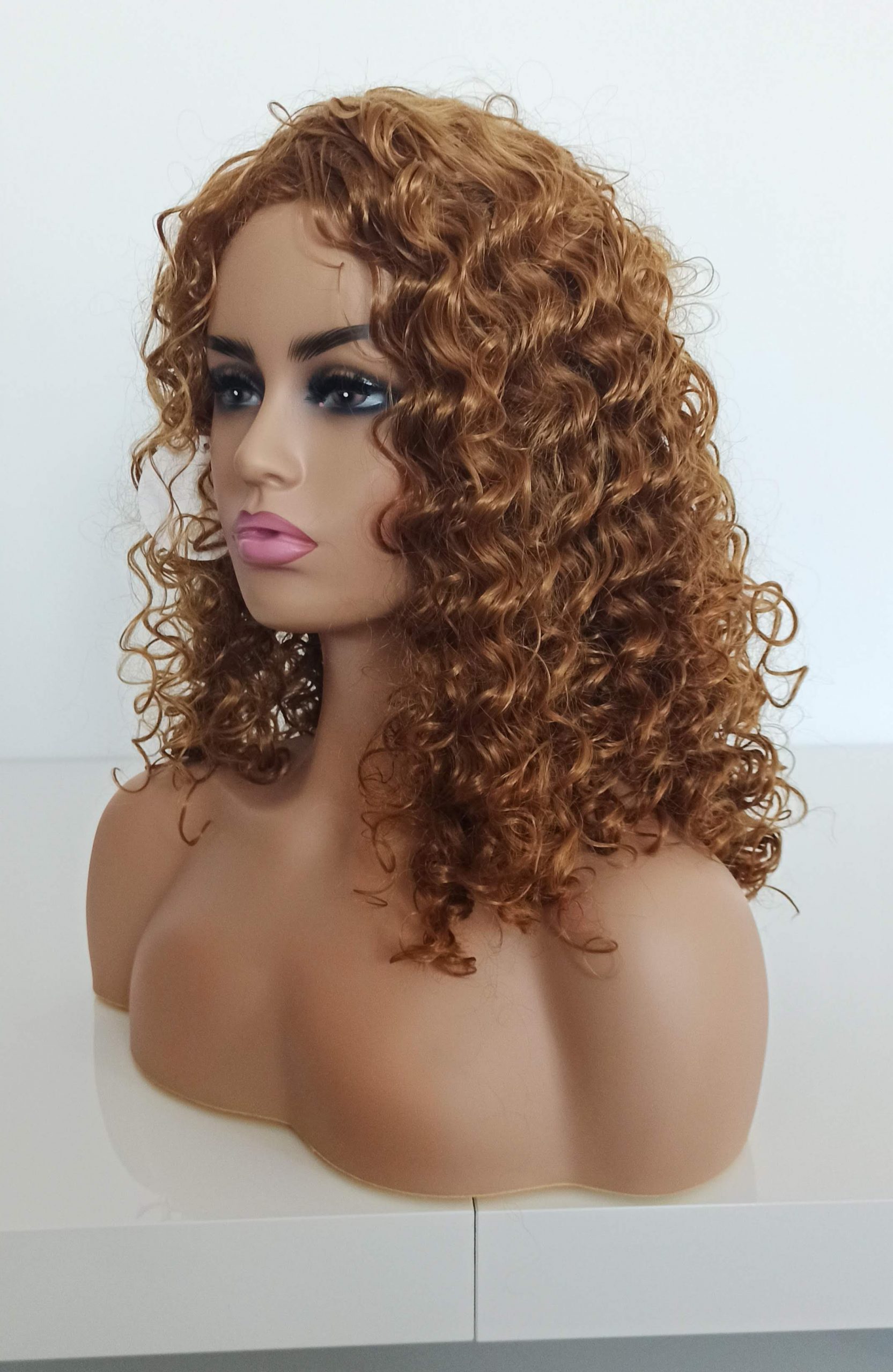 Peruka blond afro + czepek GRATIS! - obrazek 5