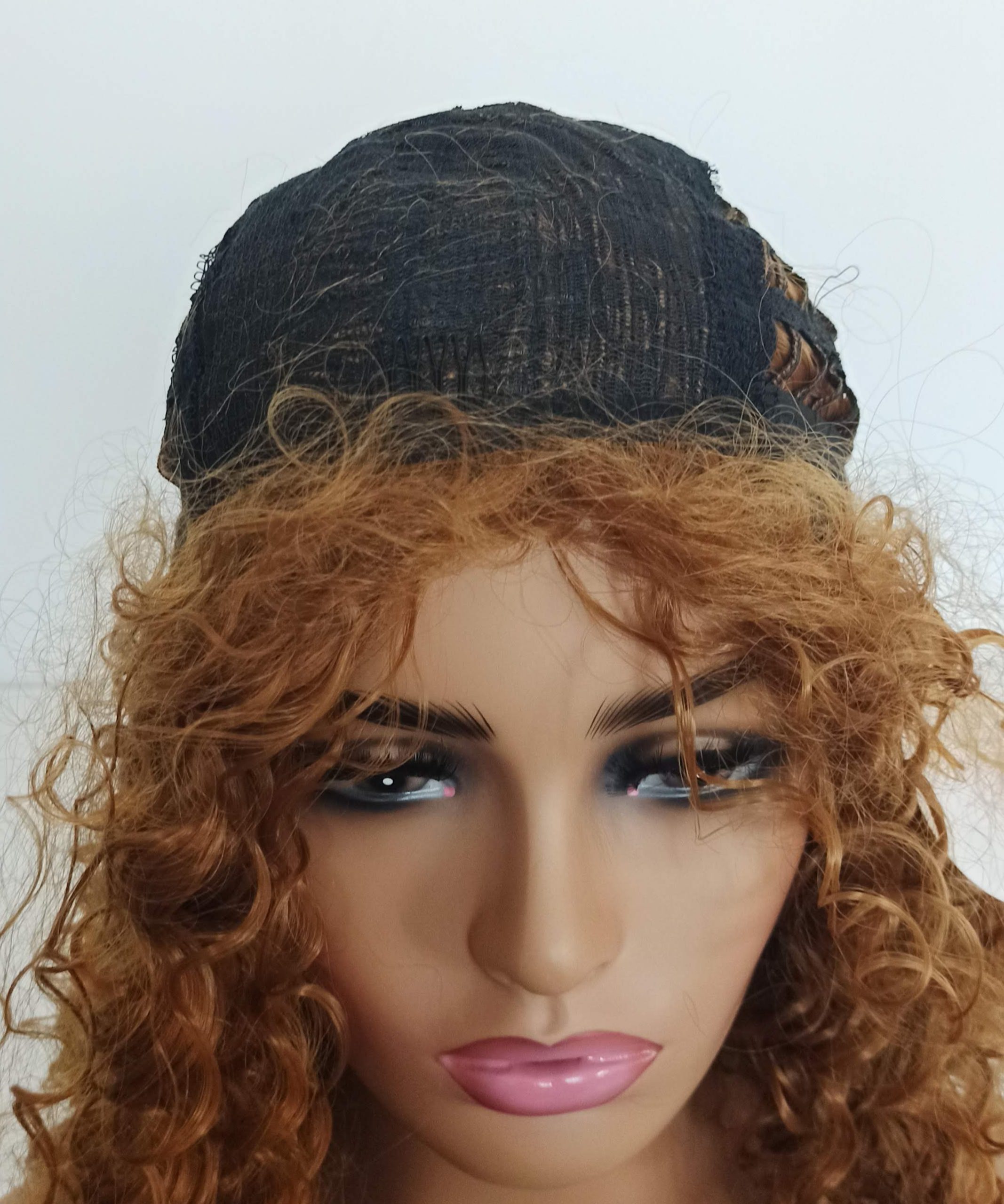 Peruka blond afro + czepek GRATIS! - obrazek 7