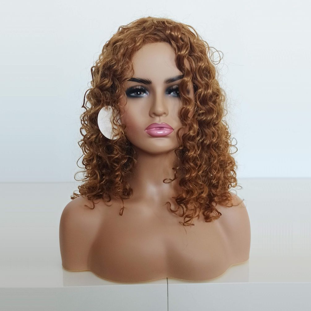 Peruka blond afro + czepek GRATIS!