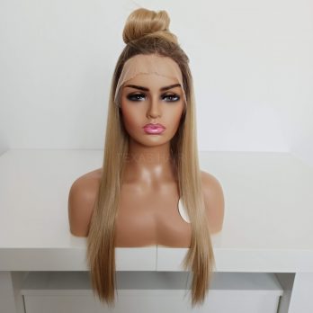 Peruka LACE FRONT blond 40 / 55 / 70 cm + czepek GRATIS!