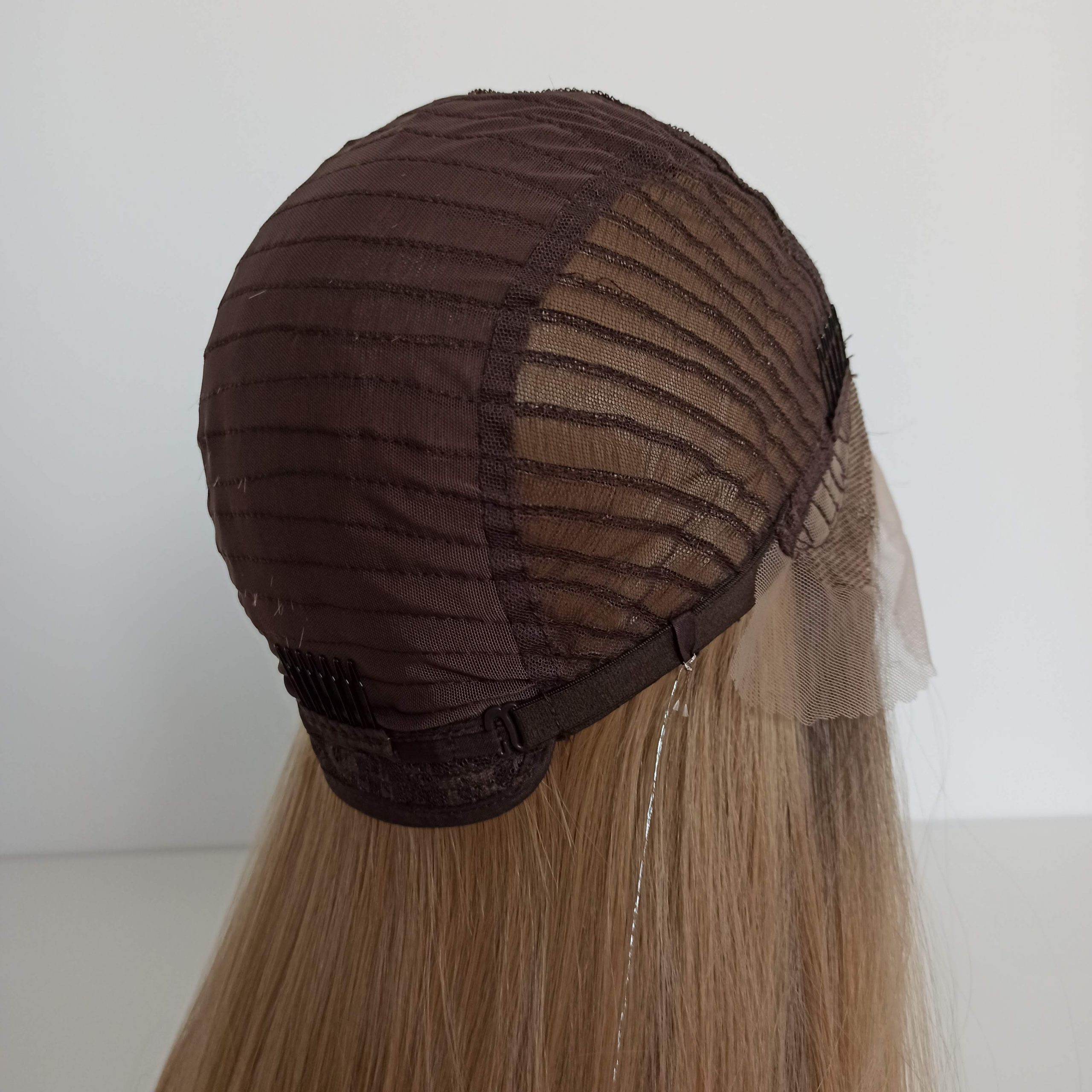 Peruka LACE FRONT blond + czepek GRATIS! - obrazek 8