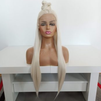 Peruka LACE FRONT blond  40 / 55 / 80 cm + czepek GRATIS!