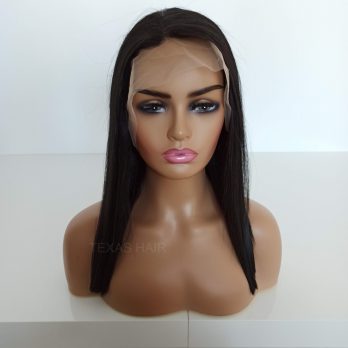 Peruka LACE FRONT czarna  + czepek GRATIS!