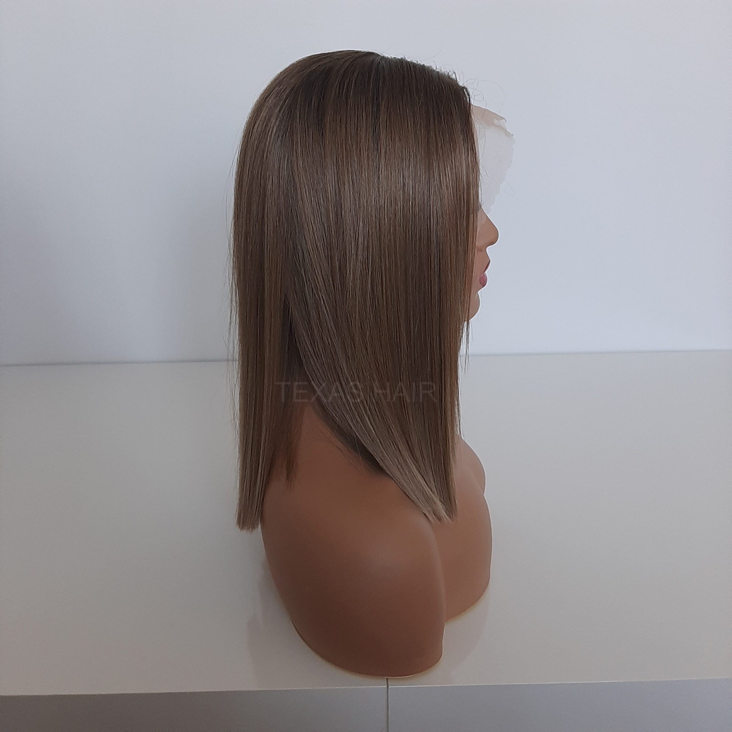 Peruka LACE FRONT blond brąz + czepek GRATIS! - obrazek 4