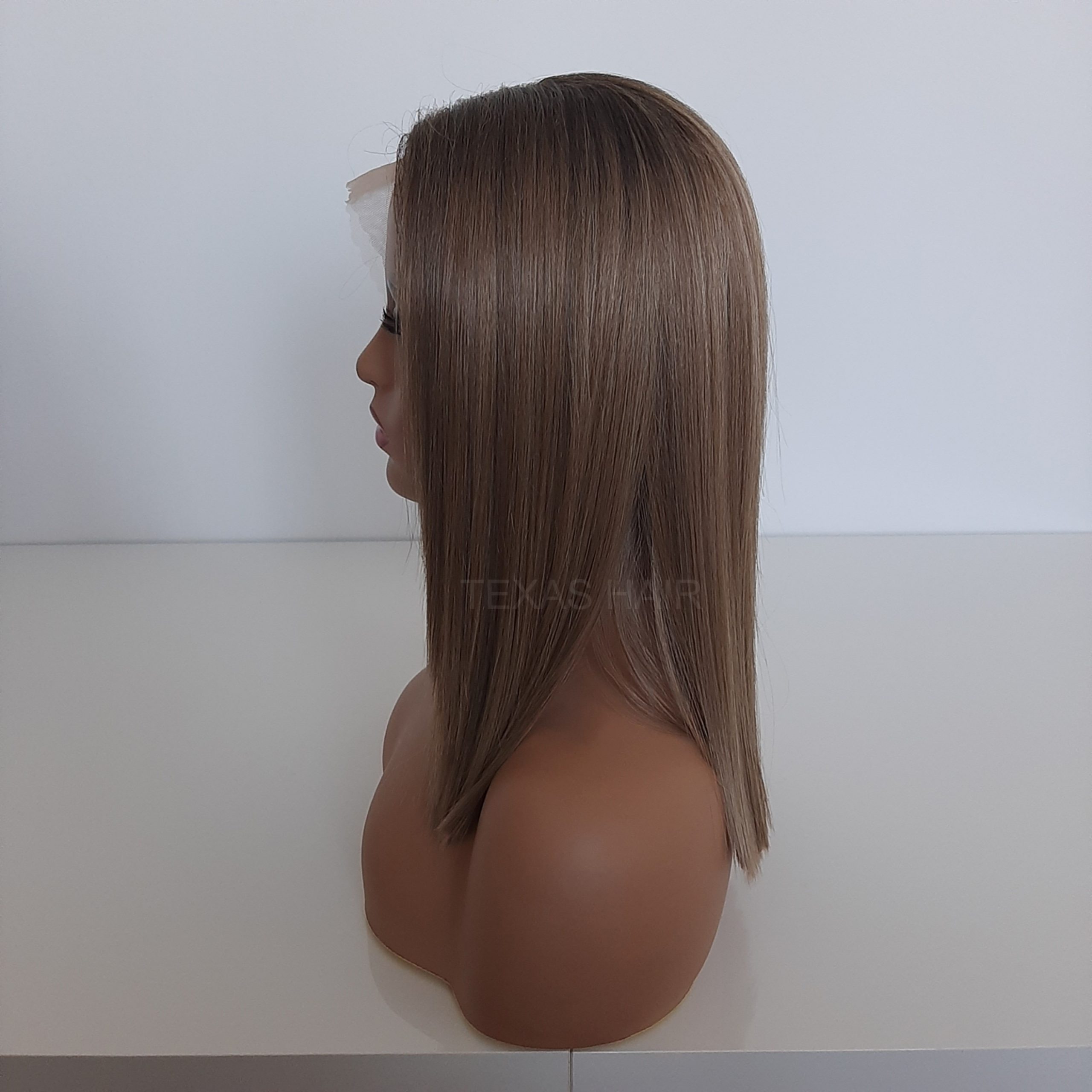 Peruka LACE FRONT blond brąz + czepek GRATIS! - obrazek 7