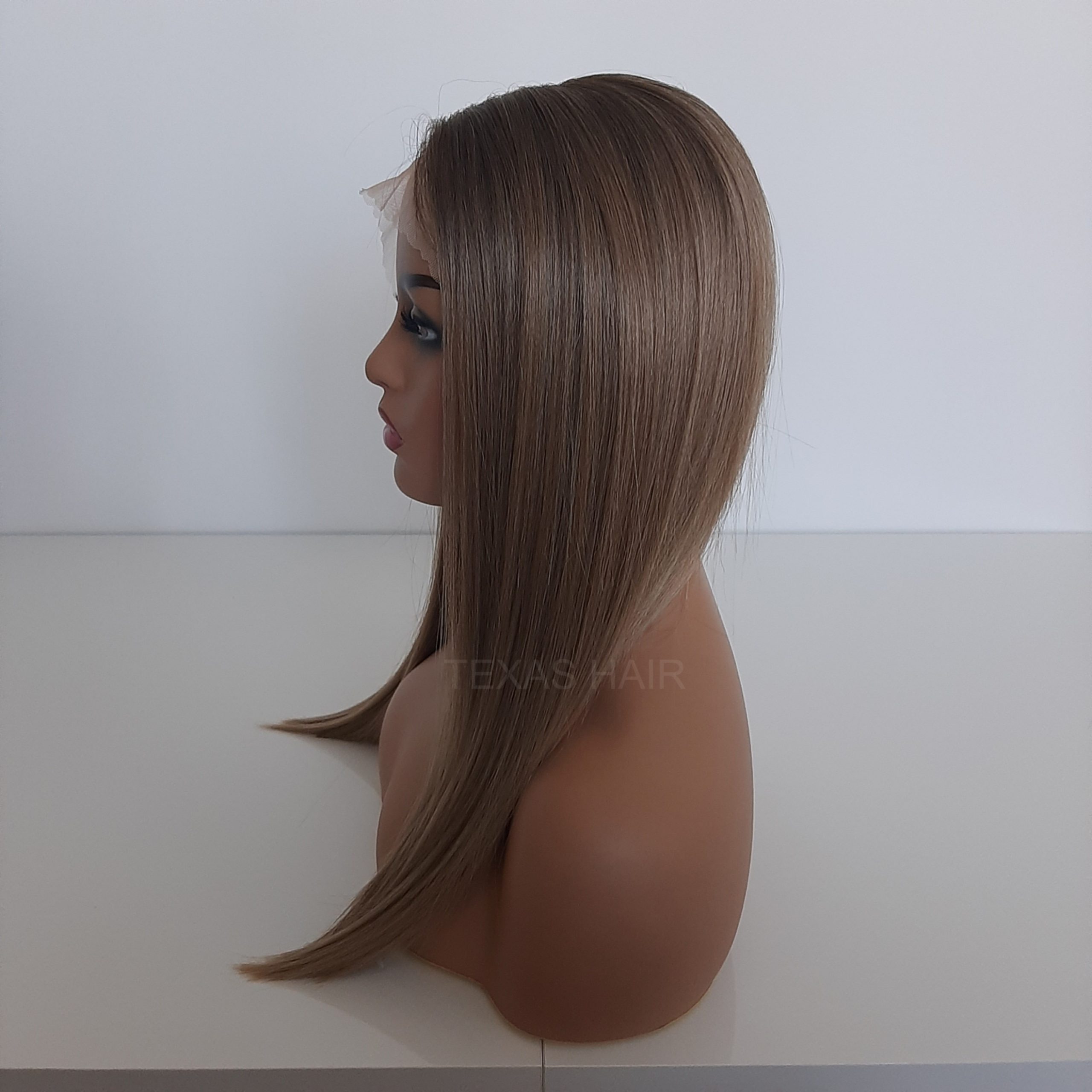Peruka LACE FRONT blond brąz + czepek GRATIS! - obrazek 6