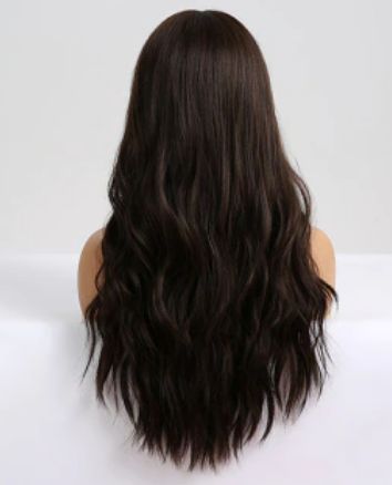 Peruka brąz falowana + czepek GRATIS! - obrazek 4