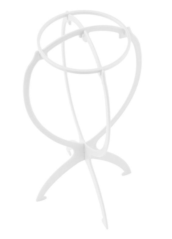 Stojak do peruk biały - obrazek 3