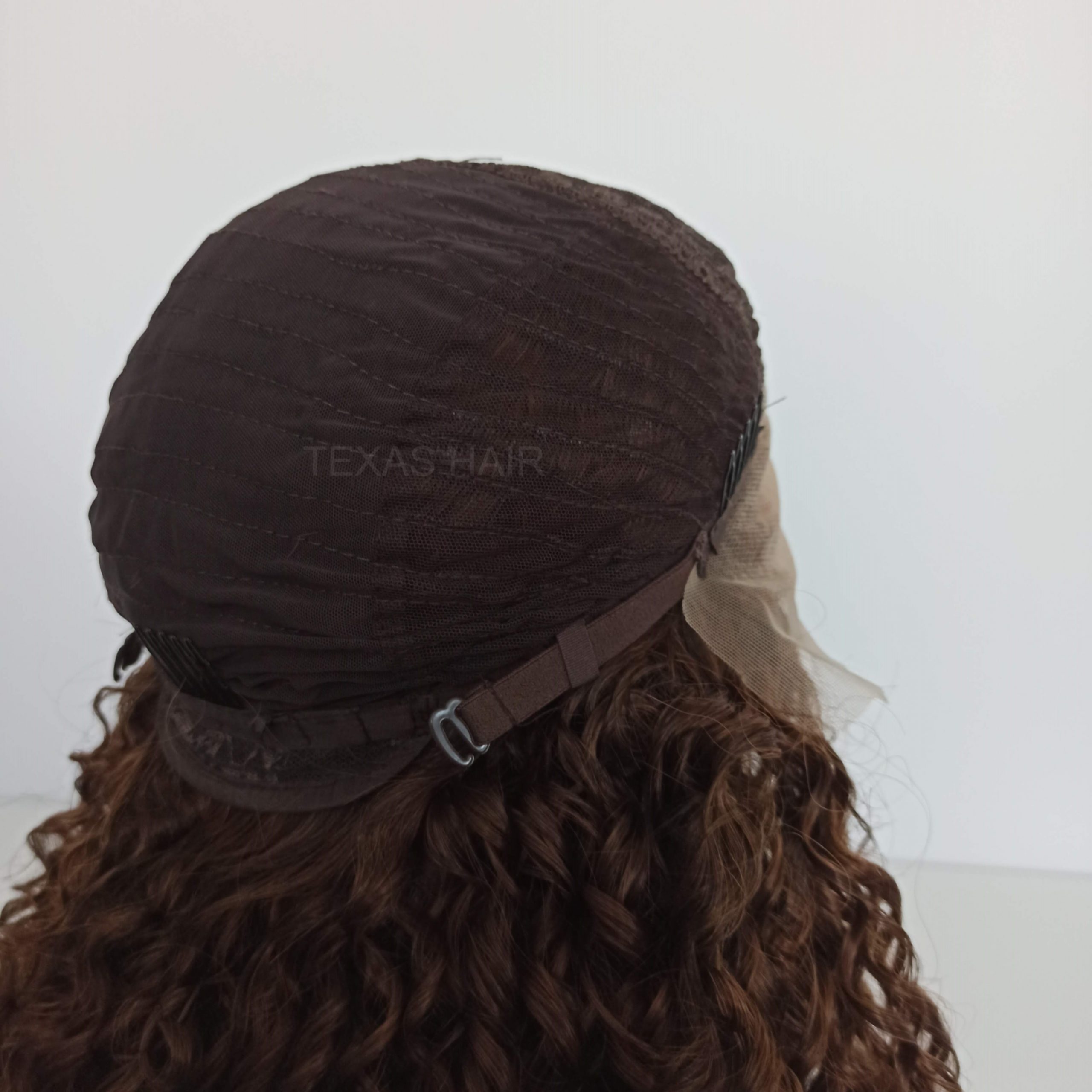 Peruka LACE FRONT brąz afro + czepek GRATIS! - obrazek 9