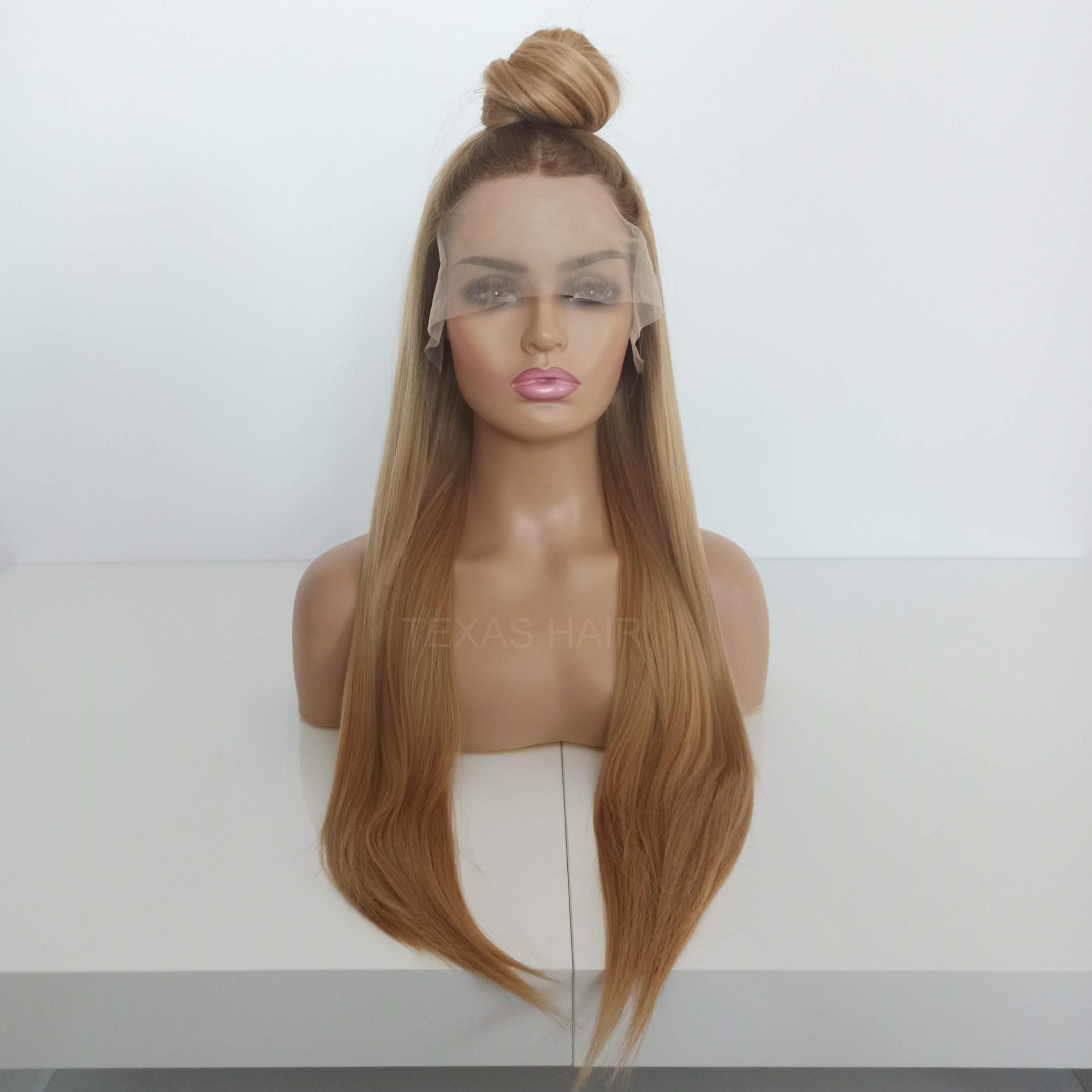 Peruka LACE FRONT blond 40 / 55 / 80 cm + czepek GRATIS!