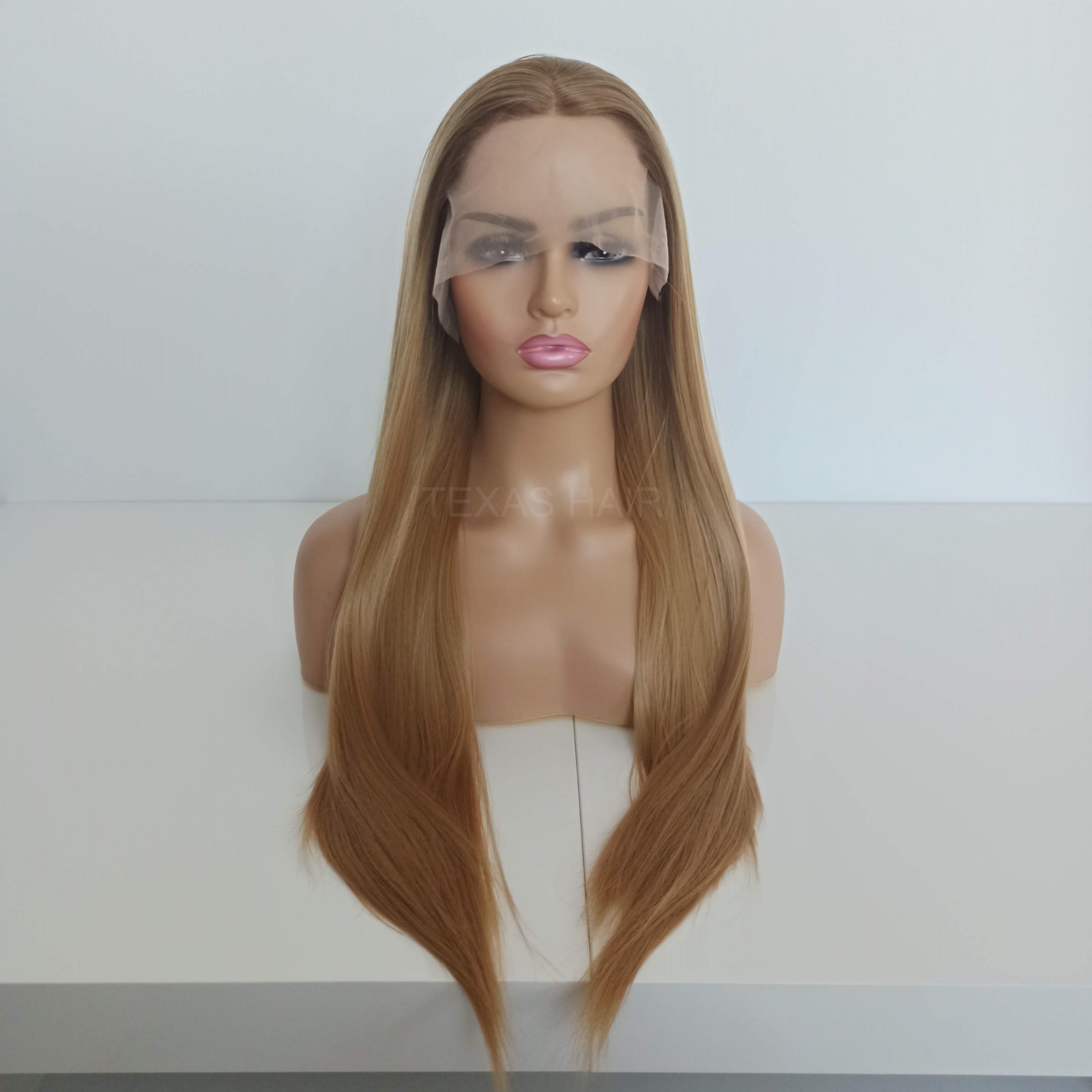 Peruka LACE FRONT blond 40 / 55 / 80 cm + czepek GRATIS! - obrazek 9