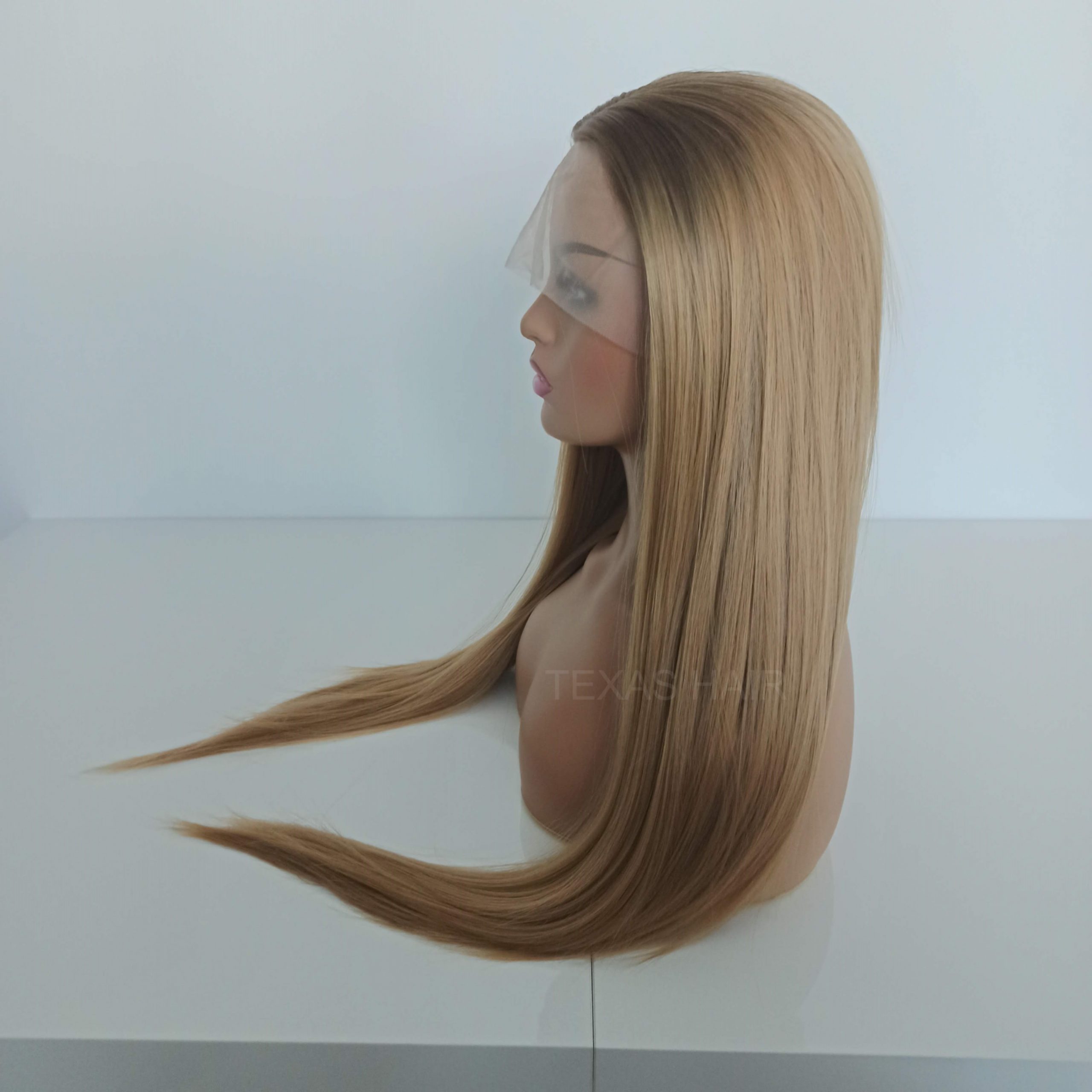 Peruka LACE FRONT blond 40 / 55 / 80 cm + czepek GRATIS! - obrazek 6