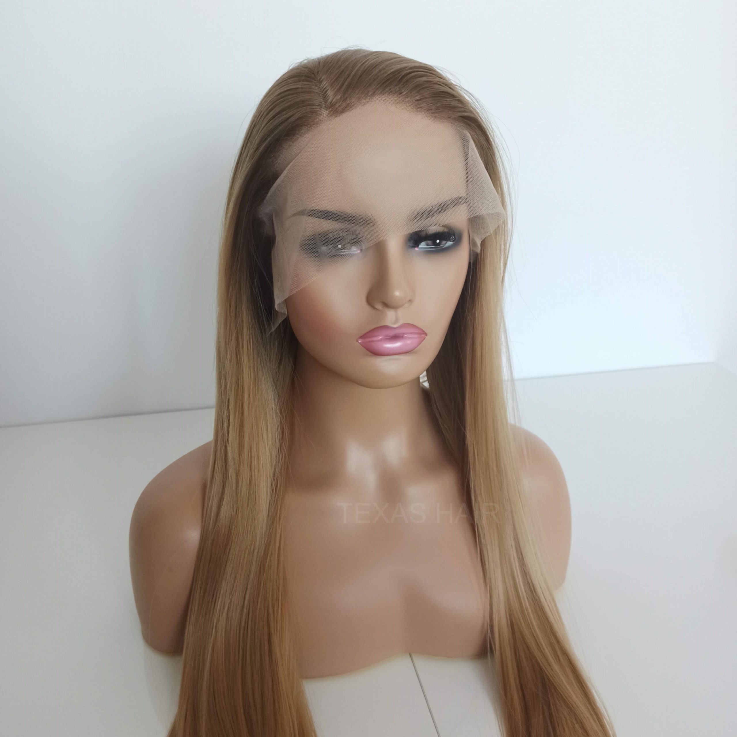 Peruka LACE FRONT blond 40 / 55 / 80 cm + czepek GRATIS! - obrazek 7