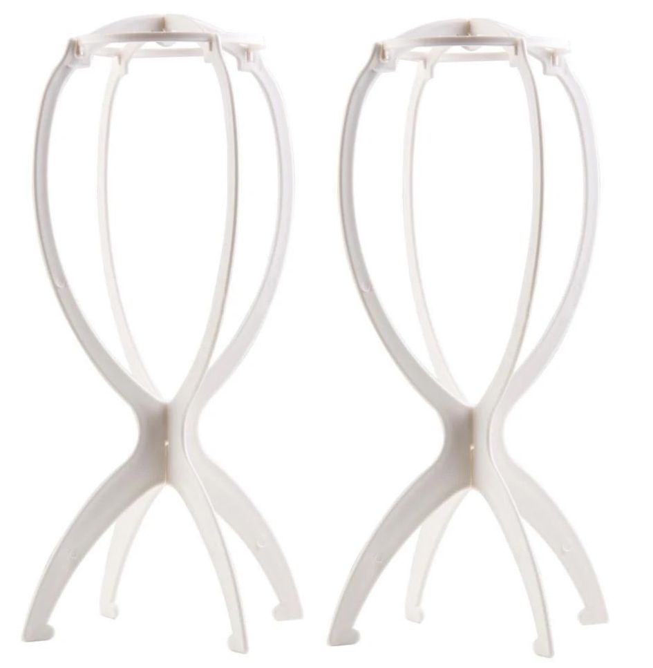 Stojak do peruk biały - obrazek 4