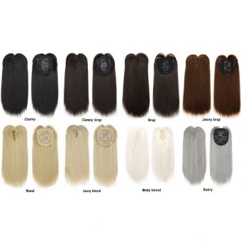 Doczepiany tupet topper z grzywką clip in