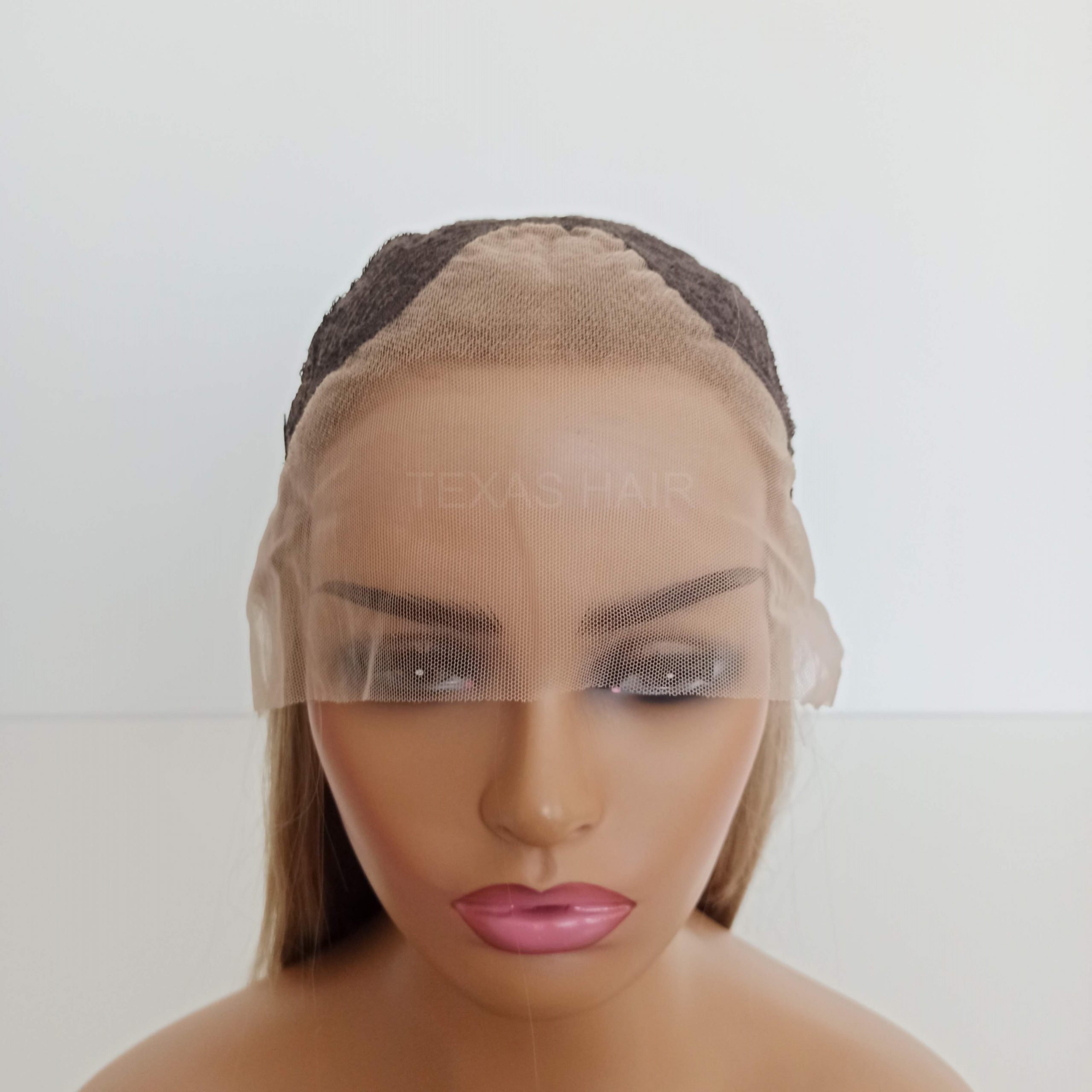 Peruka LACE FRONT blond 40 cm + czepek GRATIS! - obrazek 7