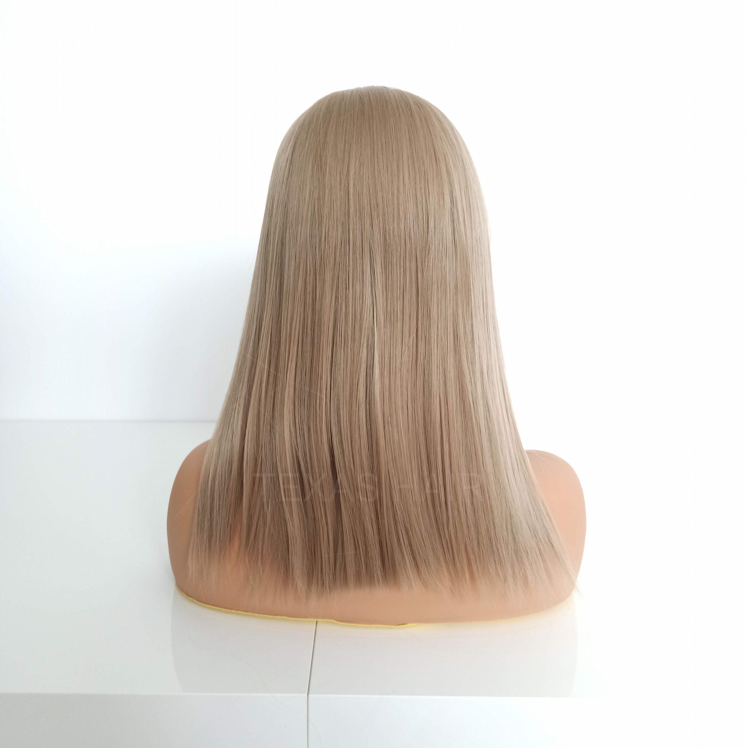 Peruka LACE FRONT blond 40 cm + czepek GRATIS! - obrazek 4