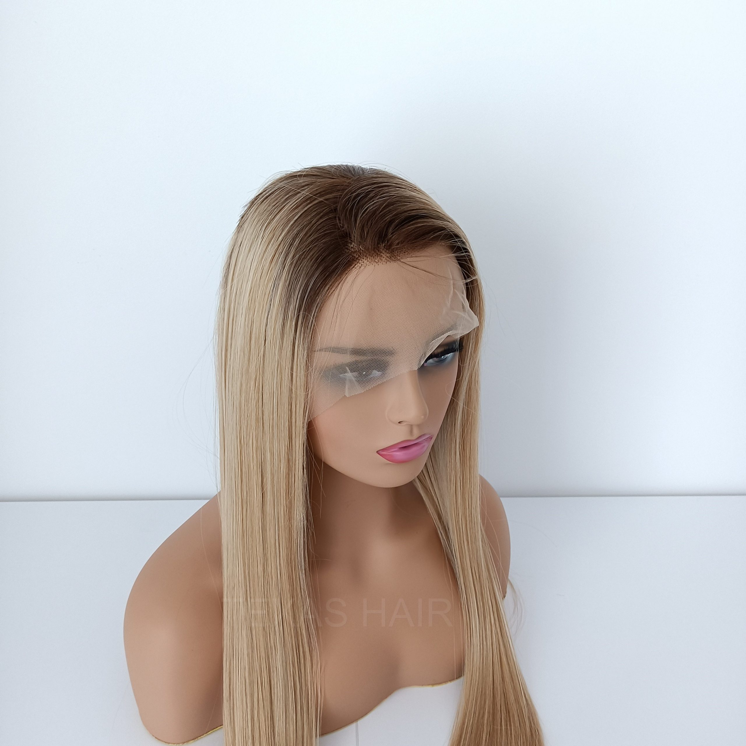 Peruka LACE FRONT blond 40 / 55 / 80 cm + czepek GRATIS! - obrazek 9