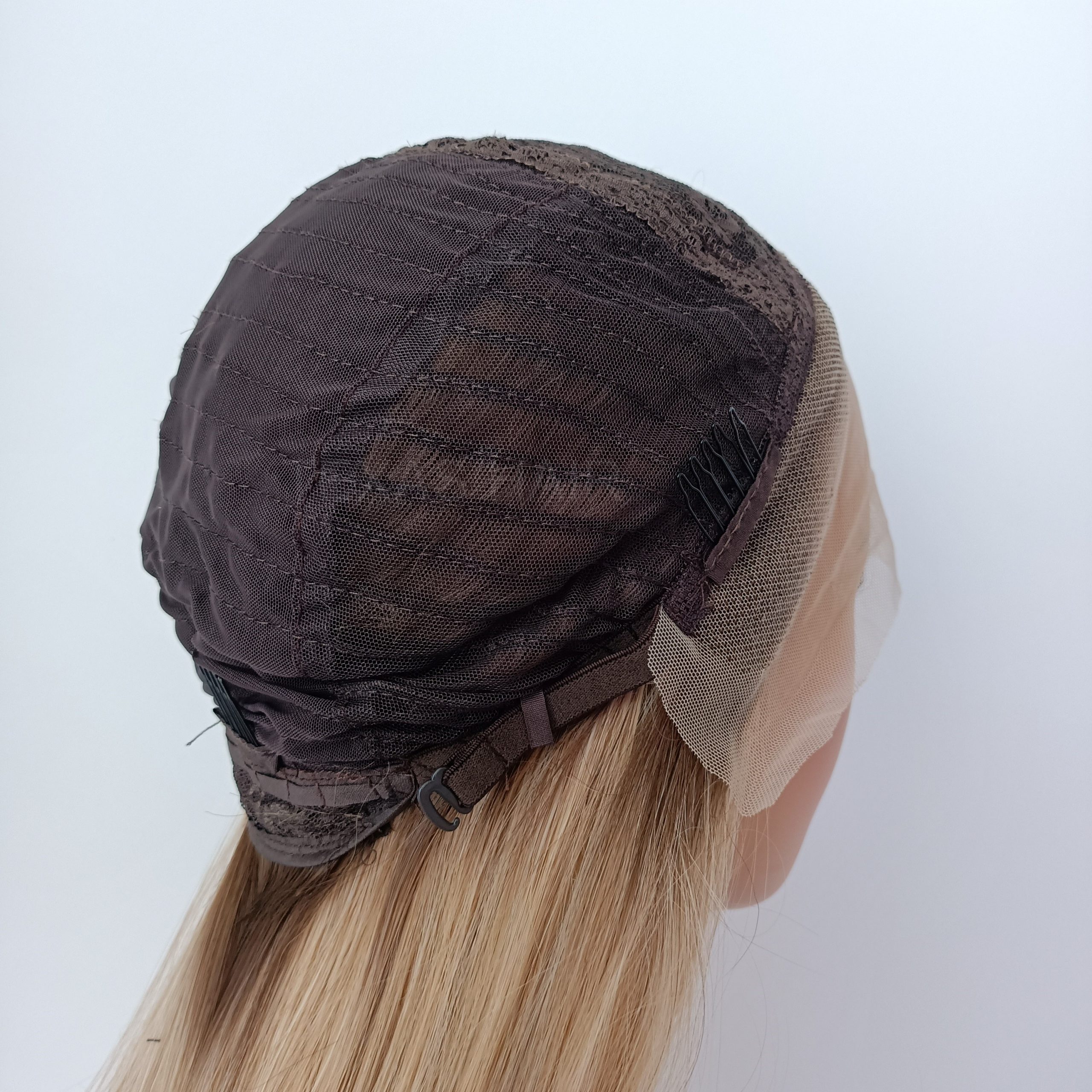 Peruka LACE FRONT blond 40 / 55 / 80 cm + czepek GRATIS! - obrazek 12