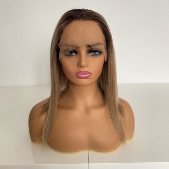 Peruka LACE FRONT blond odrost 40 cm + czepek GRATIS!