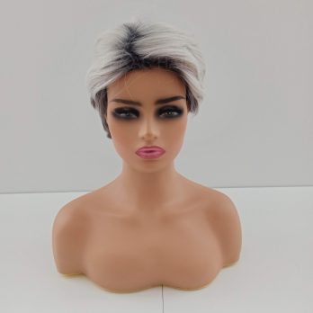 Peruka krótka szary blond + czepek GRATIS!