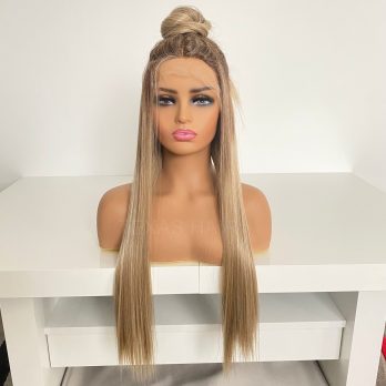 Peruka LACE FRONT blond 40 / 55 / 80 cm + czepek GRATIS!