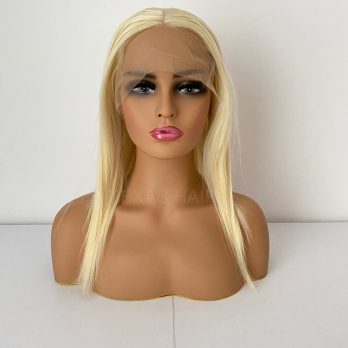 Peruka LACE FRONT jasny blond 40 / 55 / 80 cm + czepek GRATIS!