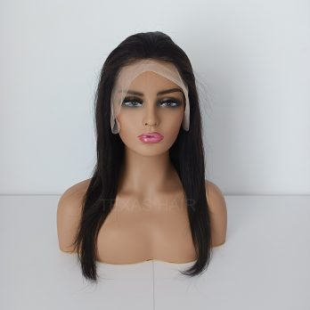 Naturalna peruka FULL LACE brąz 55 + czepek GRATIS!