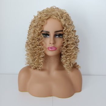 Peruka blond afro + czepek GRATIS!