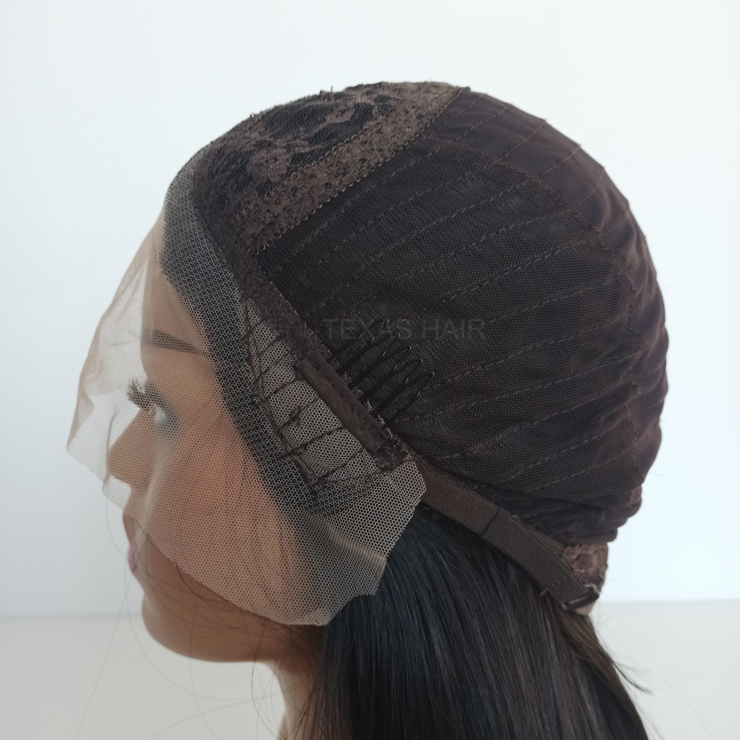 Peruka LACE FRONT czarna fale 40 / 55 / 80 cm + czepek GRATIS! - obrazek 9