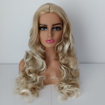 Peruka blond kręcone + czepek GRATIS!