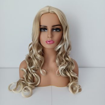 Peruka blond kręcone + czepek GRATIS!